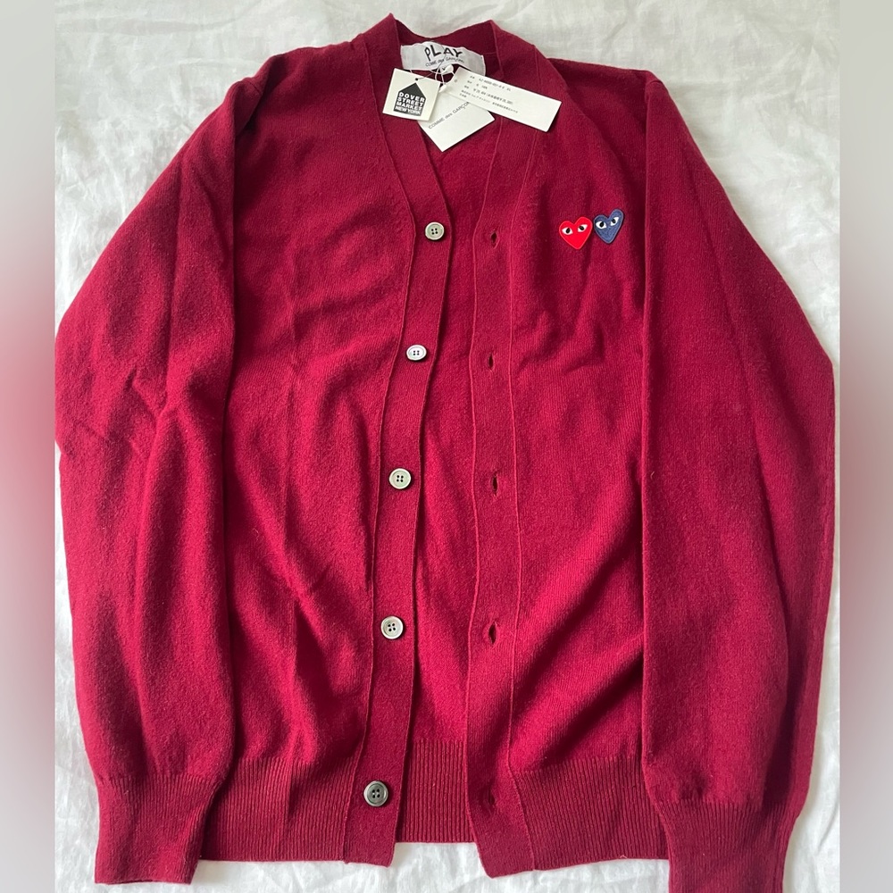 Comme des Garçons PLAY men’s cardigan
